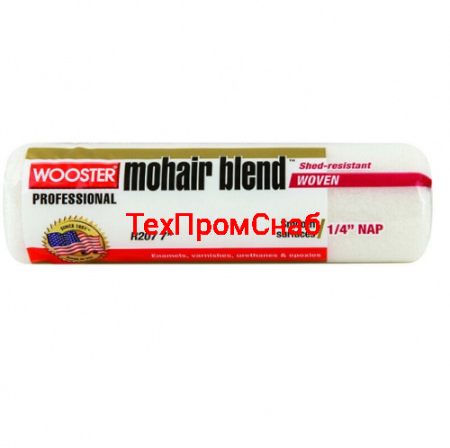 R207-9 Валик малярный плетеный MOHAIR BLEND™ (9" - 1/4", гладкий) - для гладких поверхностей фото 2