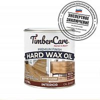 Защитное масло с твердым воском TimberCare Hard Wax Oil , прозрачное матовое, банка 0,75 л