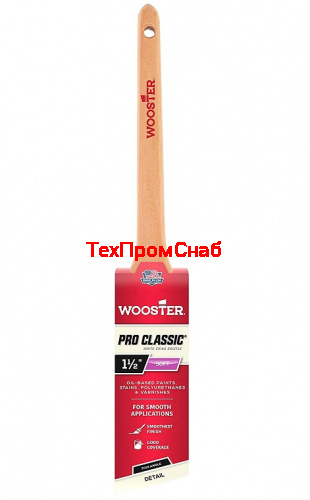 Z1216-1.5Угловая кисть 1.5" PRO CLASSIC® WHITE CHINA BRISTLE - Thin Angle Sash- для ровного укрытия