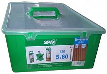 Spax-D для террасной доски 5,0*60мм 5000009070009 A2 (850 шт + сверло + бита + 12 крестиков)