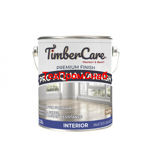 Профессиональный износостойкий лак на водной основе TIMBERCARE® PRO AQUA VARNISH,Прозрачный матовый