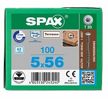 Spax-D с тарельчатой головкой 5*56 мм 0567000500563 для террас (100 шт/упак)