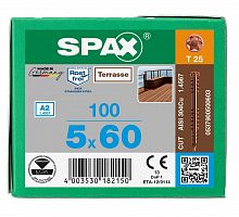 Spax-D для террасной доски 5,0*60мм 0537900500603 A2 (100 шт)